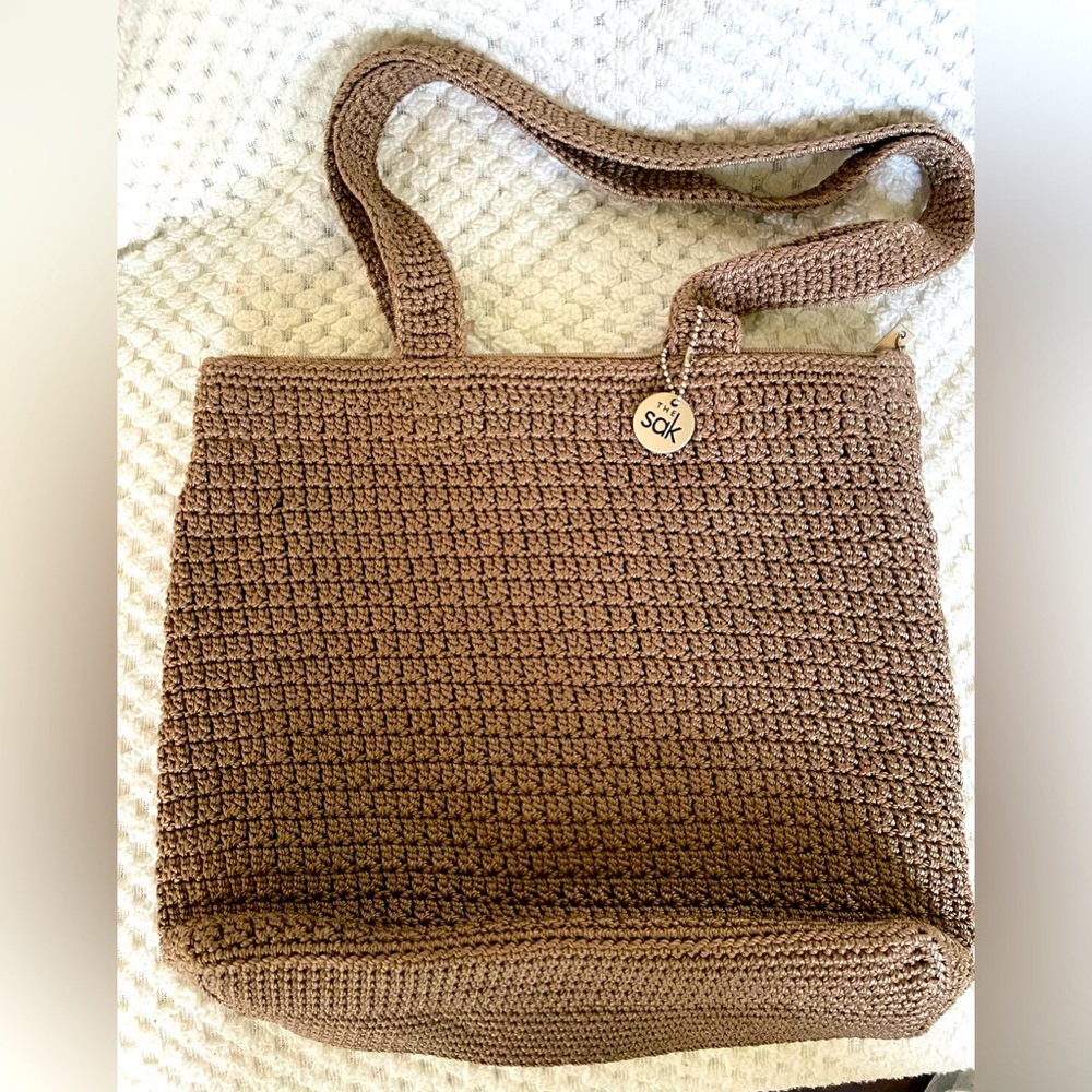 The Sak crochet tote
